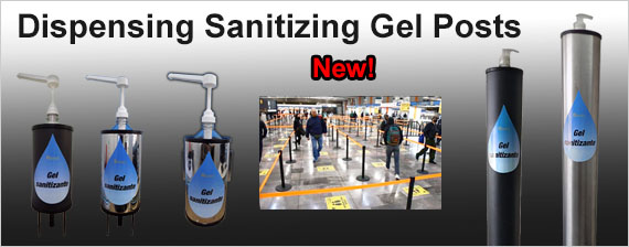 Dispensing Sanitizing Gel Posts