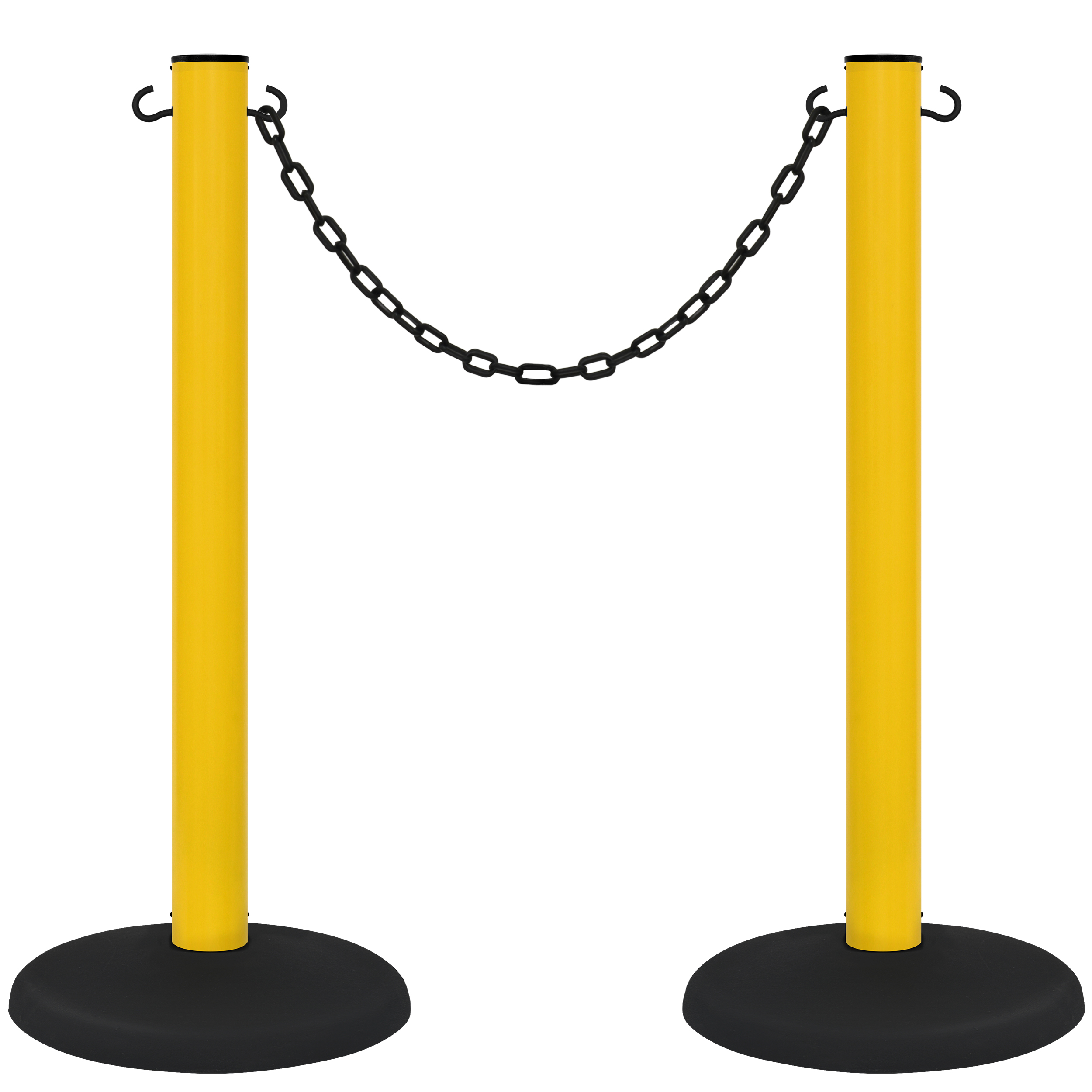 Postes para cadena de plástico